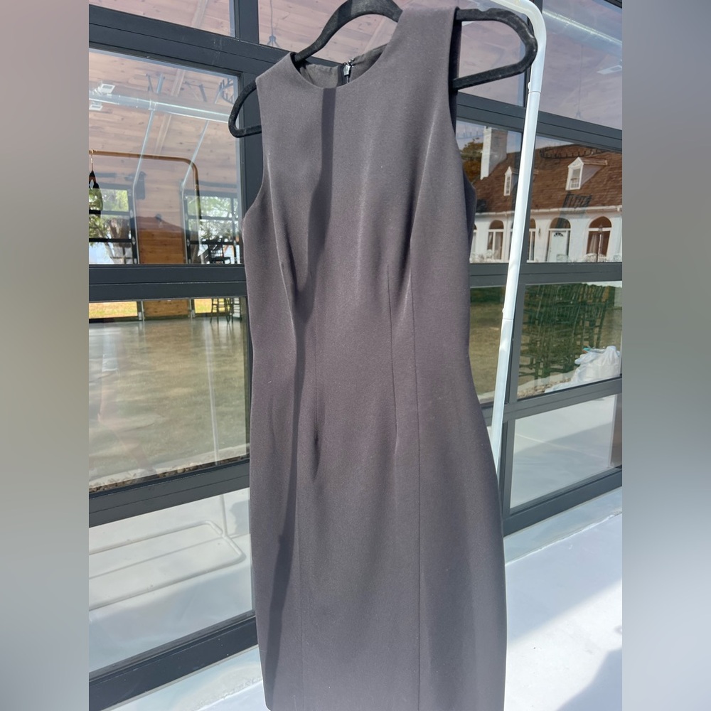 ANTONIO MELANI Black Midi Dress